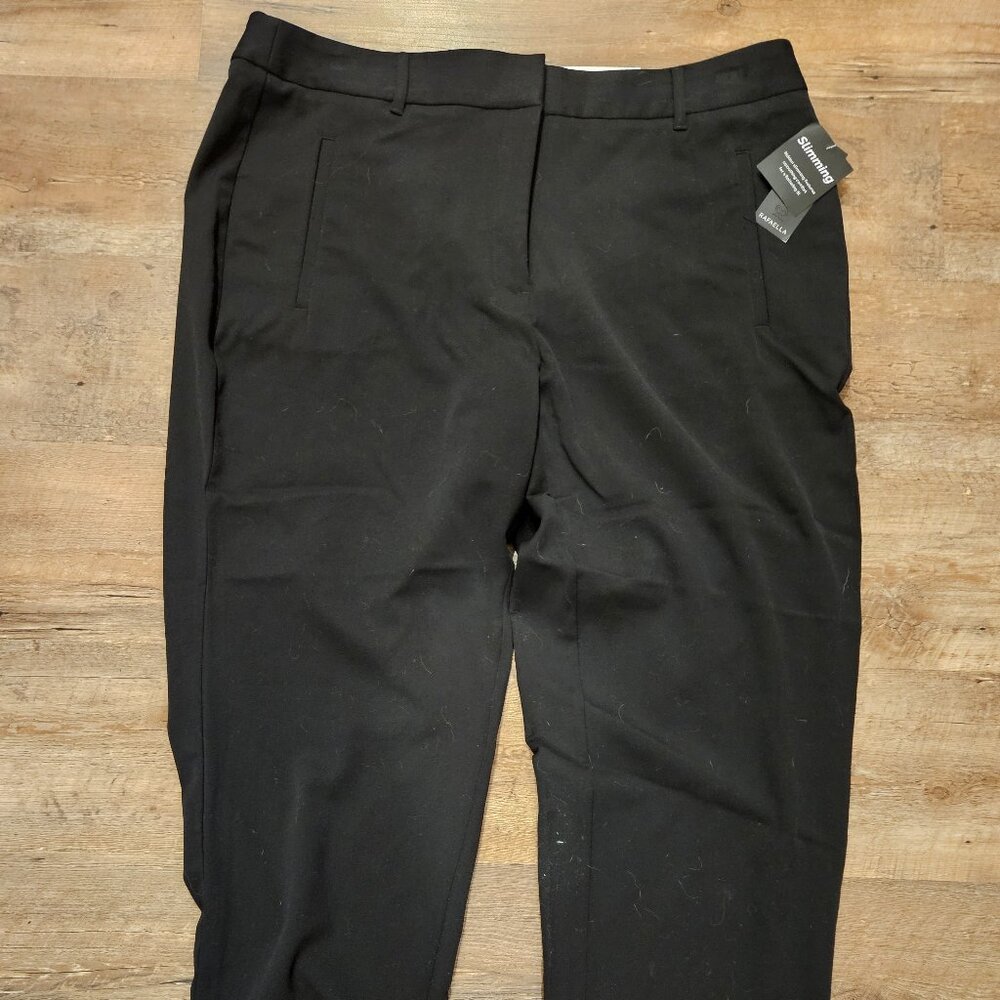 Rafaella Women’s Plus Straight Leg Pants Size 18W